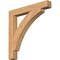 Ekena Millwork Thorton Block Smooth Bracket, Western Red Cedar, 3 1/2"W x 28"D x 28"H BKT04X28X28THR05SWR - alternate 1